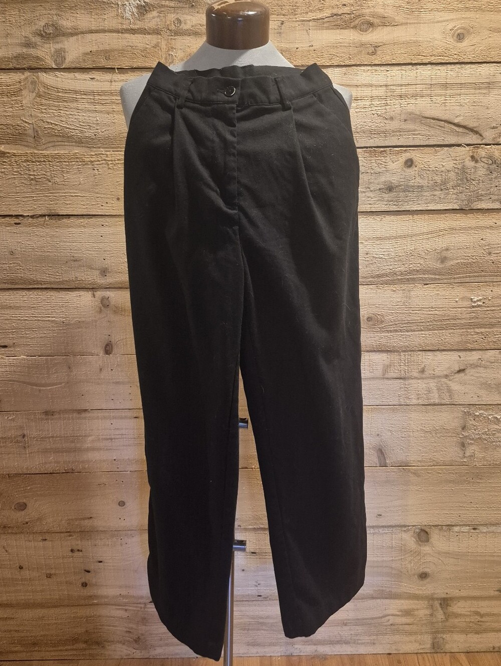 5/$30 Or 10/$50. Classic Black Pleated Women’s Trousers